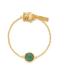 Eddie Borgo | Metallic Green Agate Cone Stud Bracelet | Lyst