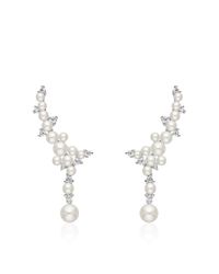 Paul Morelli | White Lagrange Pearl Trellis Earrings | Lyst