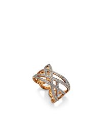 Ginette NY | Pink Volute Diamond Ring | Lyst