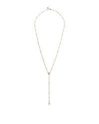 Rebecca Minkoff | Metallic Beaded Y Necklace | Lyst