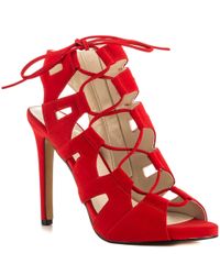aldo red shoes
