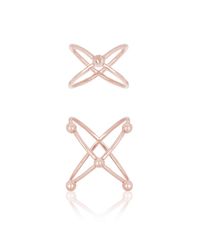 Arme De L'Amour | Metallic Set Of 2 X Rings With Sphere | Lyst