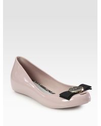 Melissa | Purple Ultragirl And Jason Wu Bow Slides | Lyst