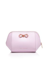 Ted Baker | Pink Ammi Small Trapeze Cosmetic Case | Lyst