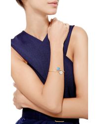 Marco Bicego | Blue Lunaria Aquamarina Cuff With Diamonds | Lyst