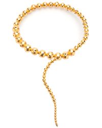 Paula Mendoza | Metallic Glaucus Beaded Necklace | Lyst
