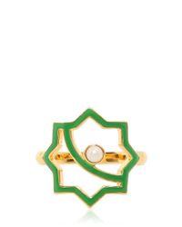 Leivan Kash | Green Kasha Ring | Lyst