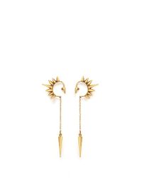 Erickson Beamon | Metallic 'grapes Of Wrath' Spike Earrings | Lyst
