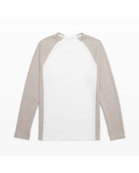 Club Monaco | White Long-sleeve Side Seam Crew for Men | Lyst