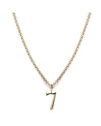 Lulu Frost - Metallic Code Number 14kt #7 Necklace - Lyst