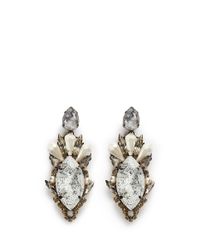 Erickson Beamon | Metallic 'weeping Angel' Crystal Drop Earrings | Lyst
