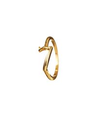 Lulu Frost - Metallic Code Number 14kt #7 Ring - Lyst