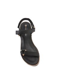 Trina Turk | Black Catalina Sandal | Lyst