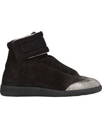 Maison Margiela - Black 'future' Dot Gradient High Top Leather Sneakers for Men - Lyst