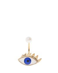 Delfina Delettrez | Metallic Eye Pierced Ring | Lyst