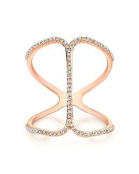 Anne Sisteron - Pink 14kt Rose Gold Diamond Phantom Ring - Lyst