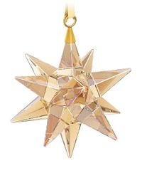 Swarovski | Metallic Star Ornament, Golden Shadow | Lyst