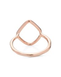 Monica Vinader | Pink Riva Diamond Hoop Ring | Lyst