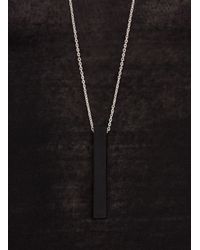 Parts Of 4 - Black Ku Cuboid Charm Necklace for Men - Lyst