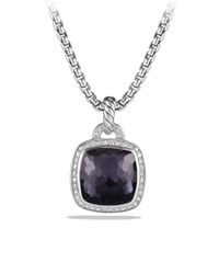 David Yurman | Purple Albion Pendant With Black Orchid And Diamonds | Lyst