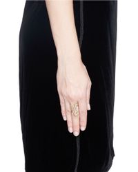 Fernando Jorge | Metallic 'stream' Diamond 18k Yellow Gold Open Ring | Lyst