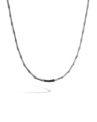 John Hardy | Metallic Bamboo Slim Necklace | Lyst