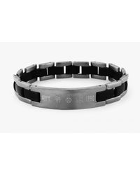 Tateossian | Black Magnetic Balance Bracelet In Titanium With Germanium Stones for Men | Lyst