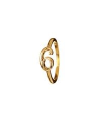 Lulu Frost - Metallic Code Number 14kt #6 Ring - Lyst