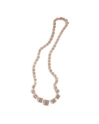 Eddie Borgo | Metallic Graduated Gemstone Pyramid Necklace Graduated Gemstone Pyramid Necklace | Lyst