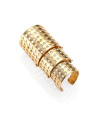 Kelly Wearstler | Metallic Bastion Perforated Shield Ring | Lyst