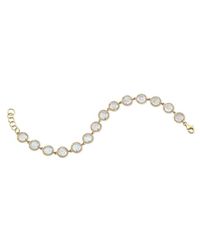 Anne Sisteron - Metallic 14kt Yellow Gold Rainbow Moonstone Bracelet - Lyst