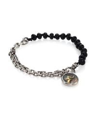M. Cohen | Metallic Knotted Gem Link Bracelet | Lyst
