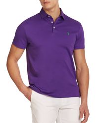 Polo Ralph Lauren | Purple Pima Soft-touch Polo for Men | Lyst