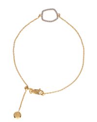 Monica Vinader | Metallic Riva Diamond Chain Bracelet | Lyst