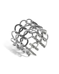 John Hardy | Metallic Classic Chain Open Link Bracelet With Black Sapphire | Lyst
