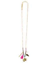 Lizzie Fortunato | Metallic Bear Charm Necklace | Lyst
