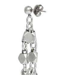 Ela Stone | Metallic 'saskia' Spike Drop Earrings | Lyst