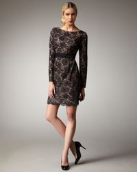 Trina Turk | Black Dentelle Lace Dress | Lyst