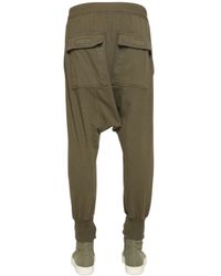 Rick Owens | Green Drkshdw Cotton Jersey Jogging Pants for Men | Lyst