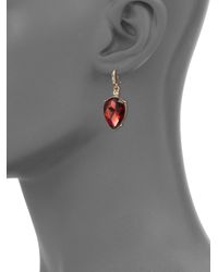 ABS By Allen Schwartz | Metallic Some Like It Hot Faceted Drop Earrings | Lyst