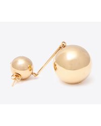 J.W.Anderson - Metallic Gold Sphere Drop Earrings - Lyst