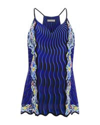 Mary Katrantzou | Blue Garnet Top | Lyst