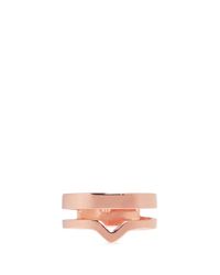 Maria Black | Metallic 'detour' Rose Gold Plated Ring | Lyst