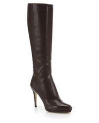 Jimmy Choo | Brown Glynn 100 Leather Knee-high Boots | Lyst