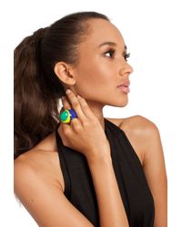 Trina Turk | Multicolor Resin Statement Ring | Lyst