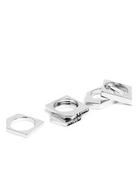 Iosselliani | Metallic Stackable Five Ring Set | Lyst