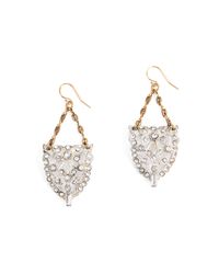 Lulu Frost - Metallic Art Deco Earring #3 - Lyst