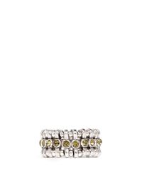 Philippe Audibert | Green Amelia Round Stone Ring | Lyst