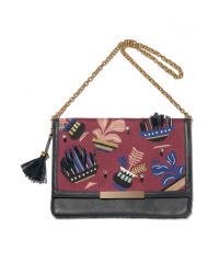 Lizzie Fortunato | Red Port Of Call Clutch In House Plant | Lyst