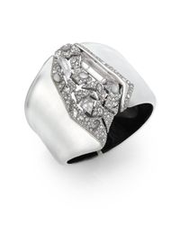 Alexis Bittar | Metallic Lucite Glacial Crystal Shattered Cuff Bracelet | Lyst